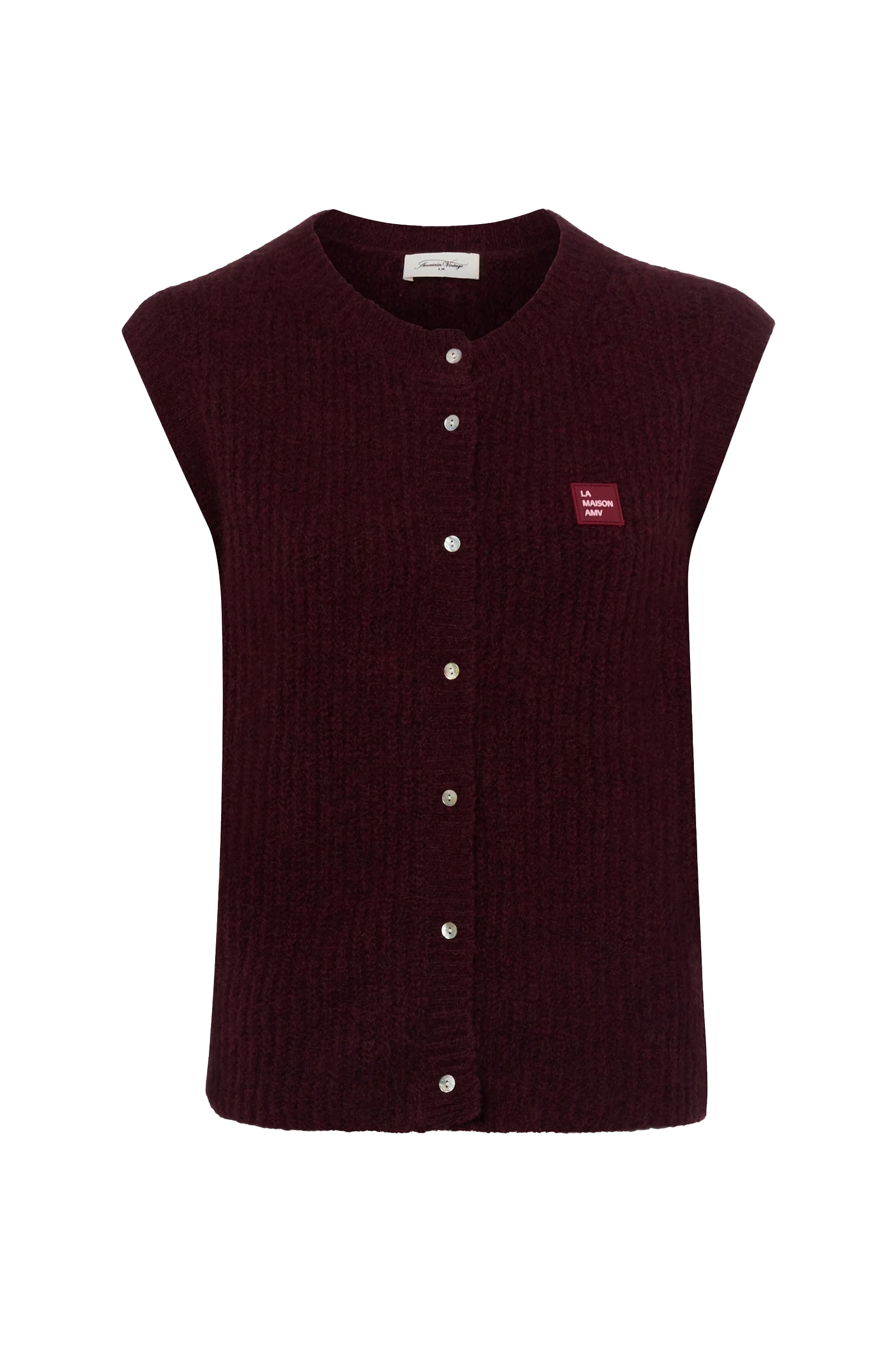 Dames gilet rood