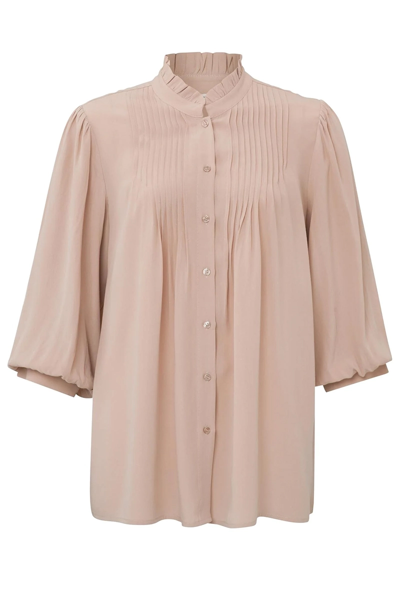 Yaya Short sleeve blouse Rose-1 1