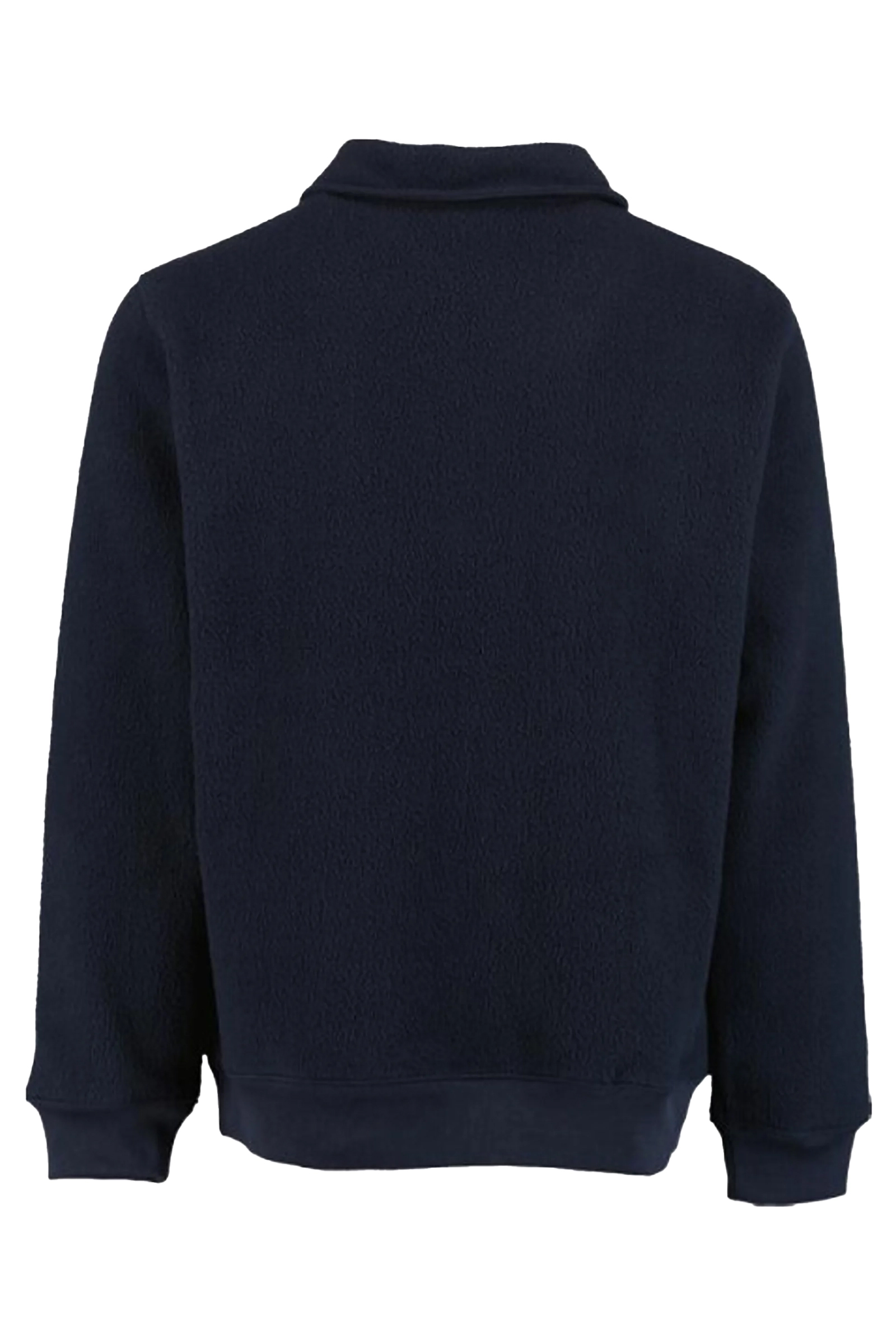 Casual heren fleece sweater blauw