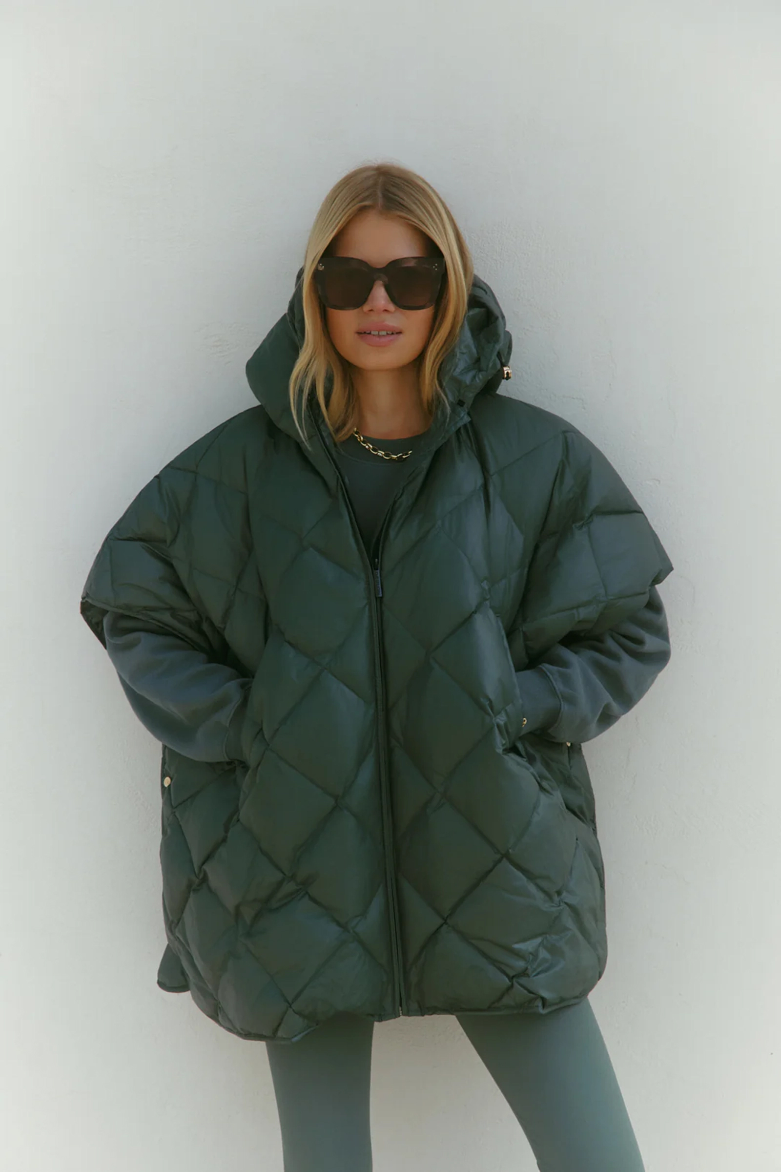 Casual dames bodywarmer groen