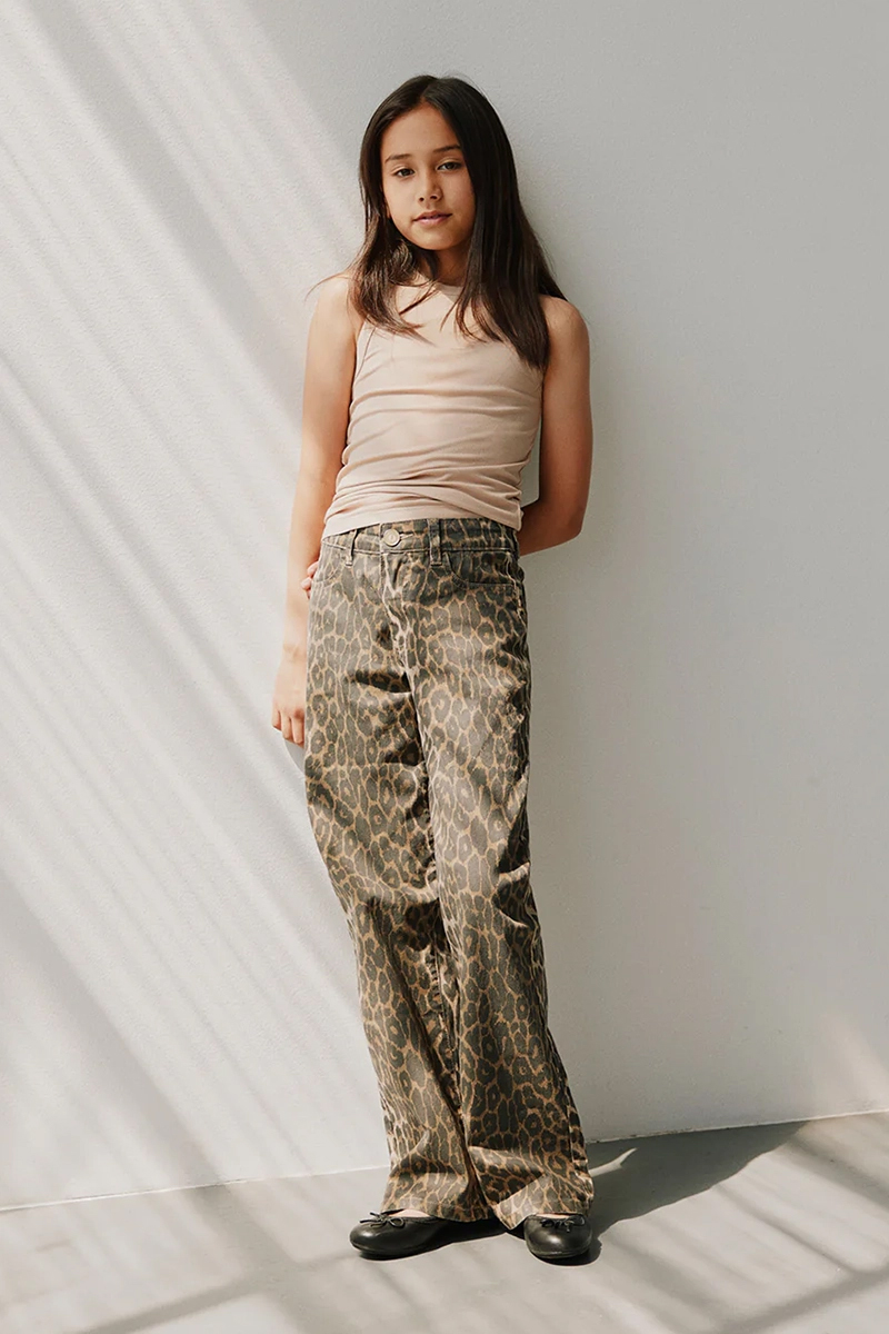 Meisjes broek bruin