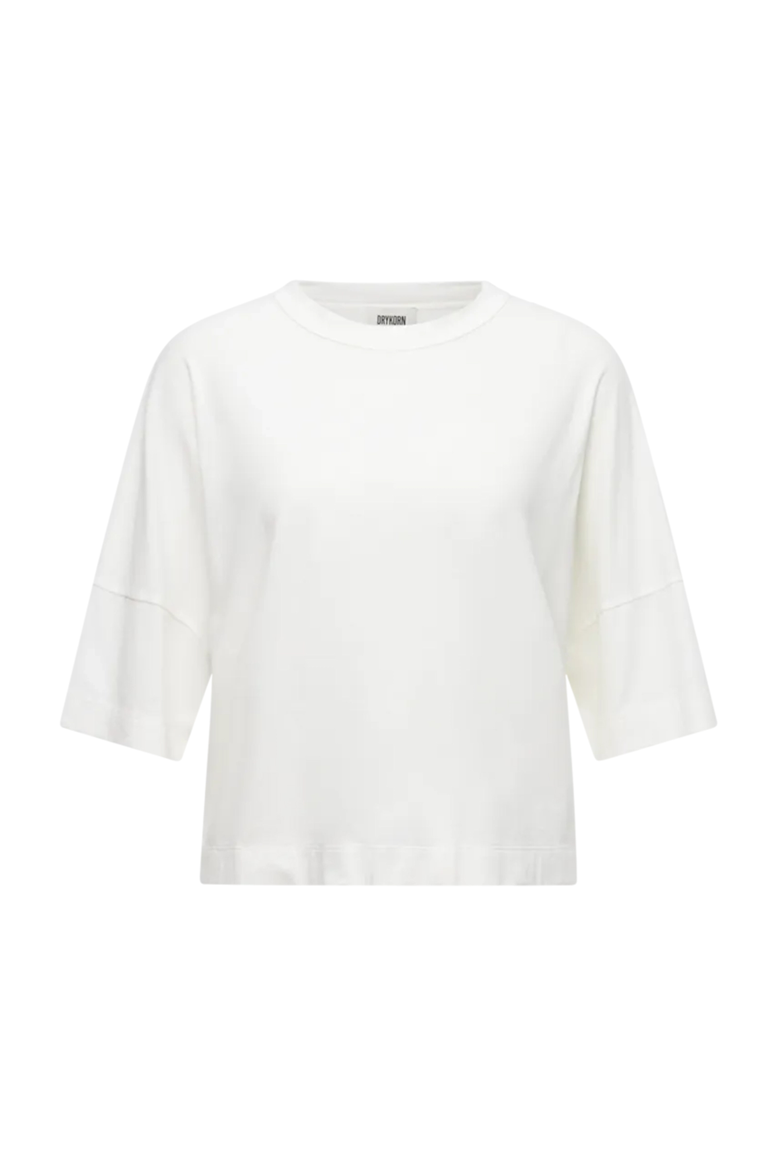 Dames t-shirt korte mouw ecru