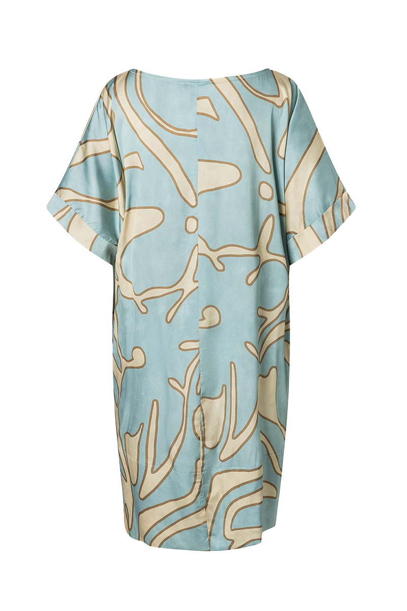 Dames jurk blauw
