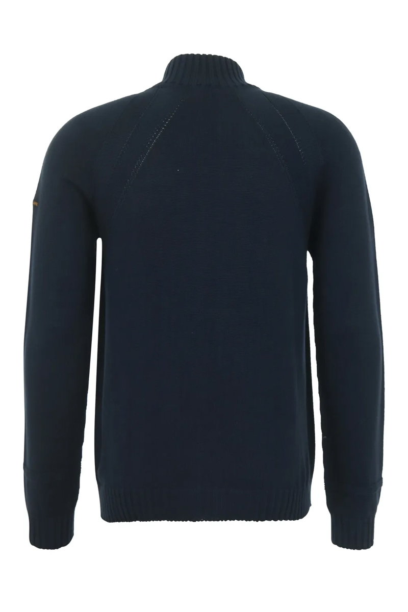 Paul & Shark Cotton Full Zip Sweater Blauw-1 3