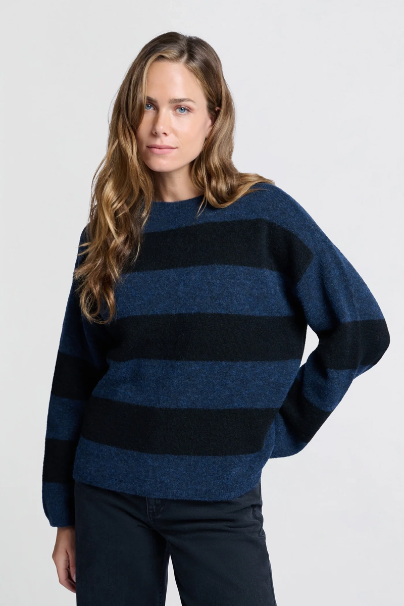 Dames sweater blauw