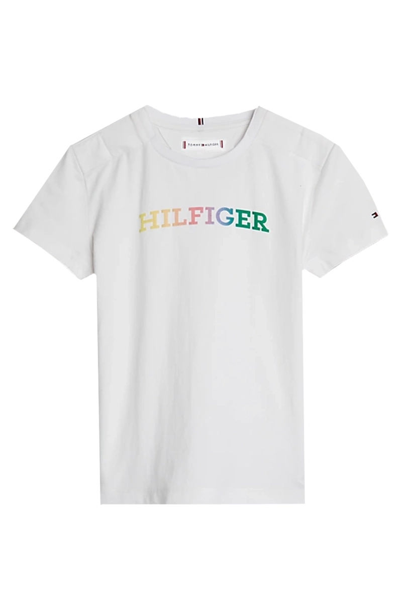 Tommy Hilfiger Monotype tee Wit-1 1