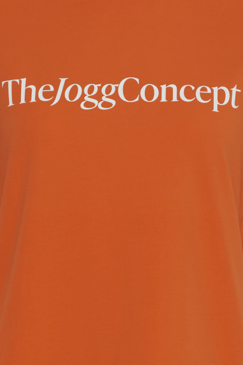 Casual dames t-shirt km oranje