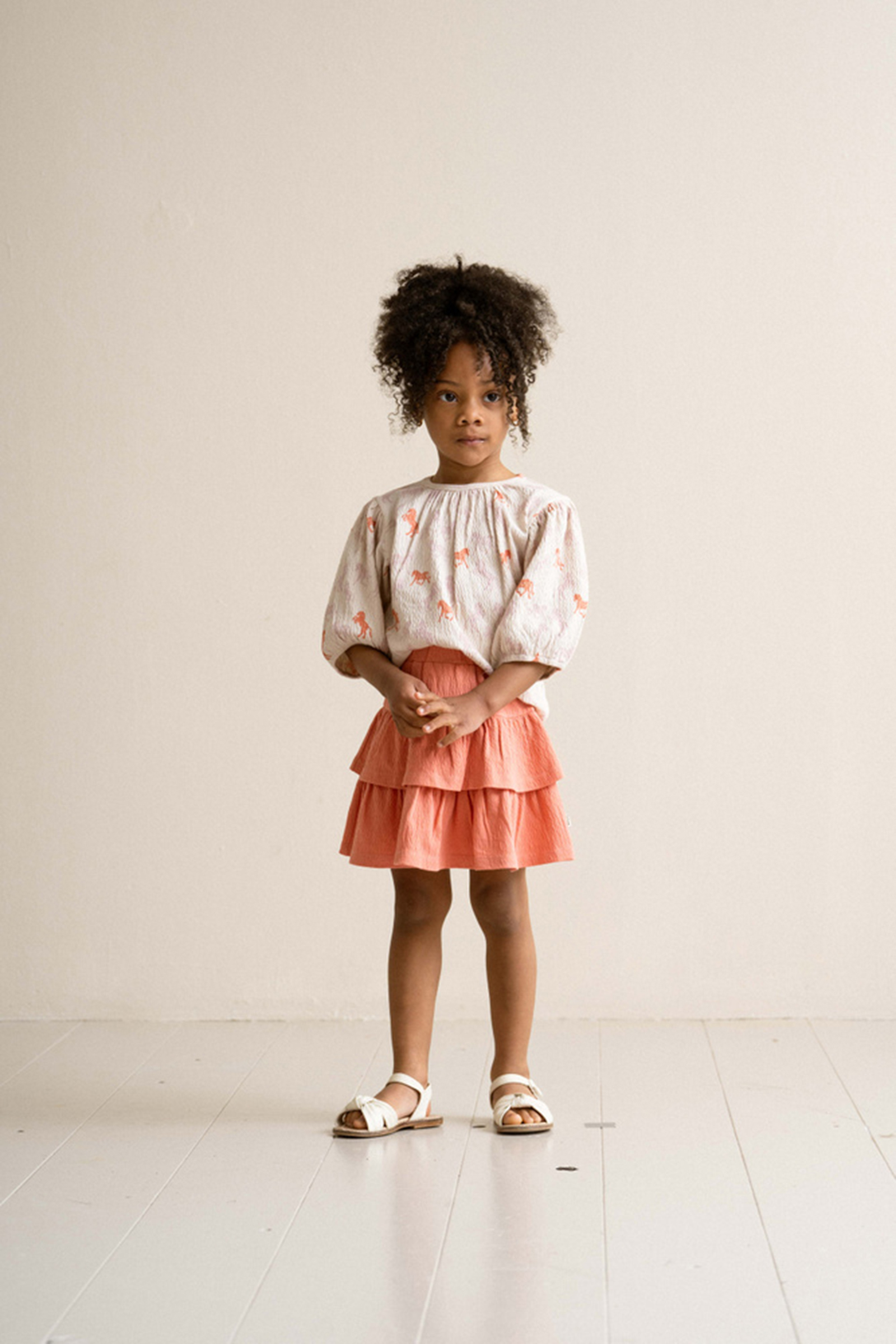 House Of Jamie Ruffled skirt Rose-1 2