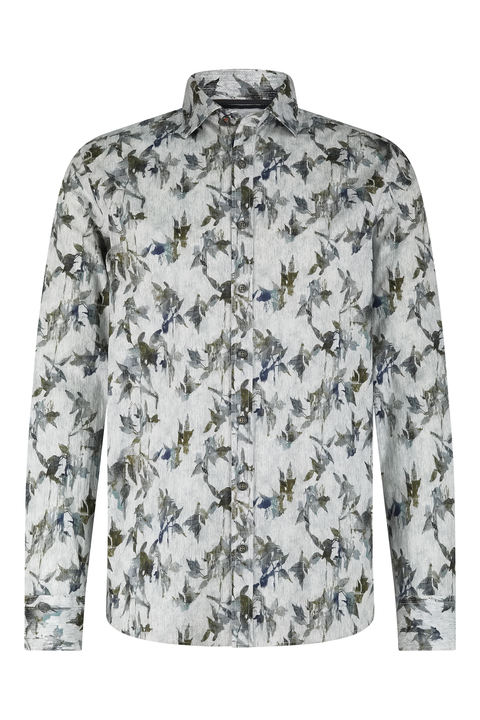 Heren overhemd lm casual blauw