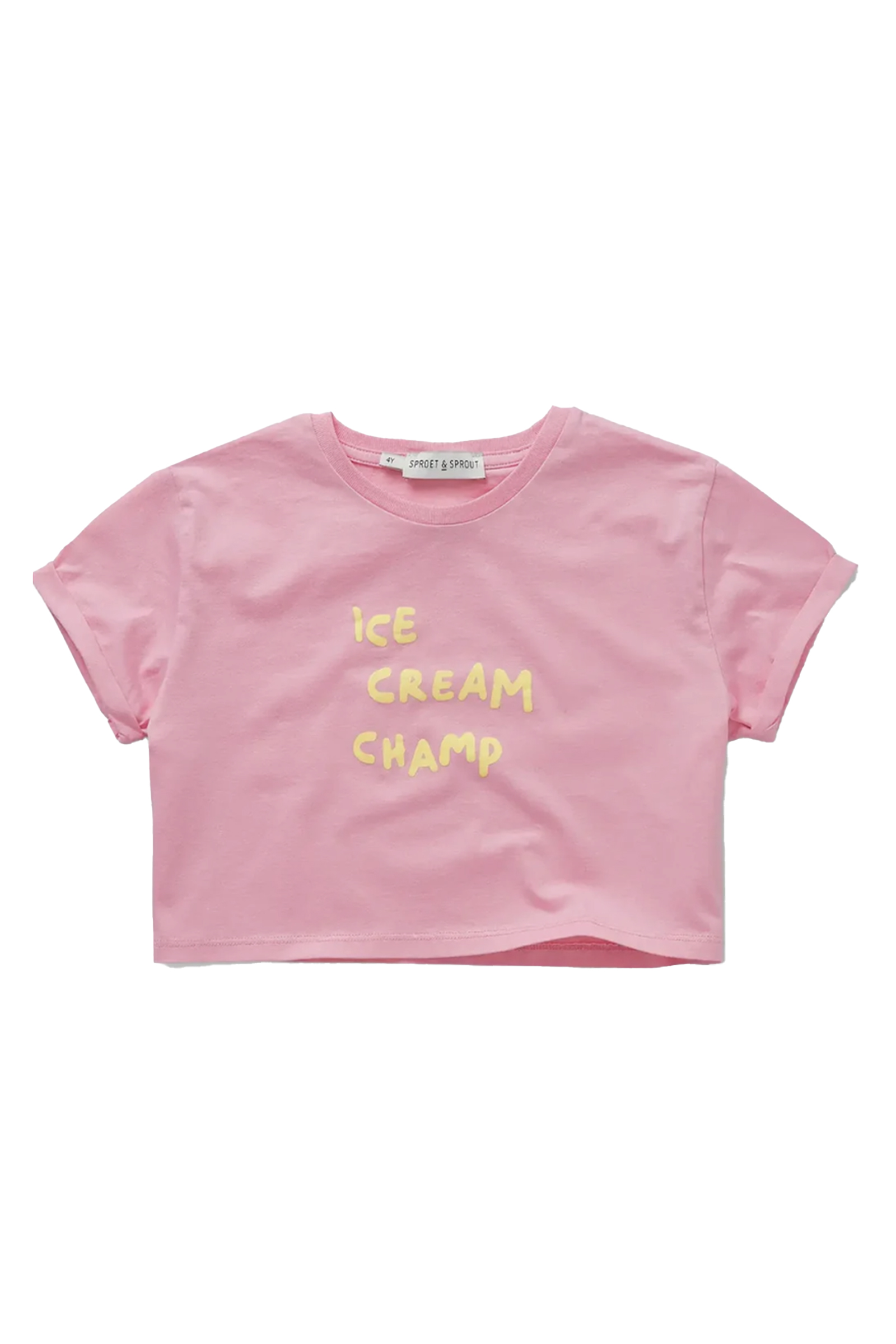 Meisjes t-shirt korte mouw rose