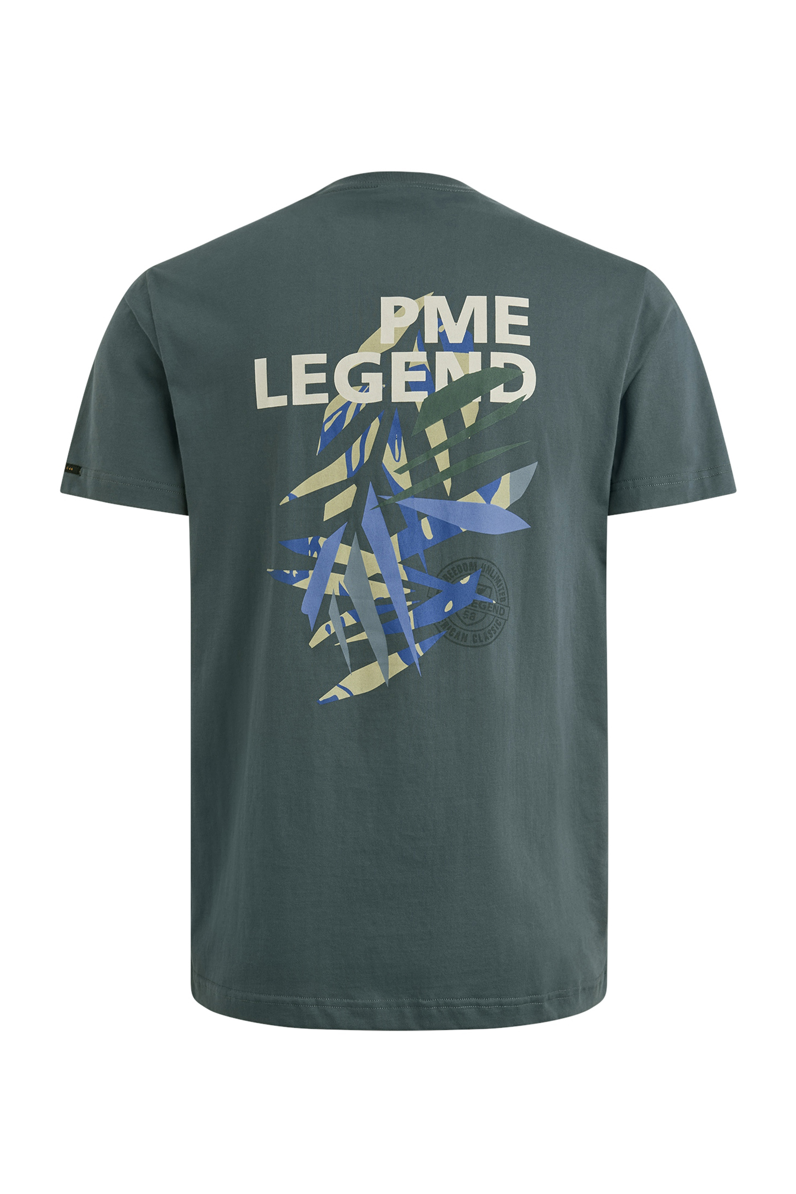 Heren t-shirt kortemouw grijs