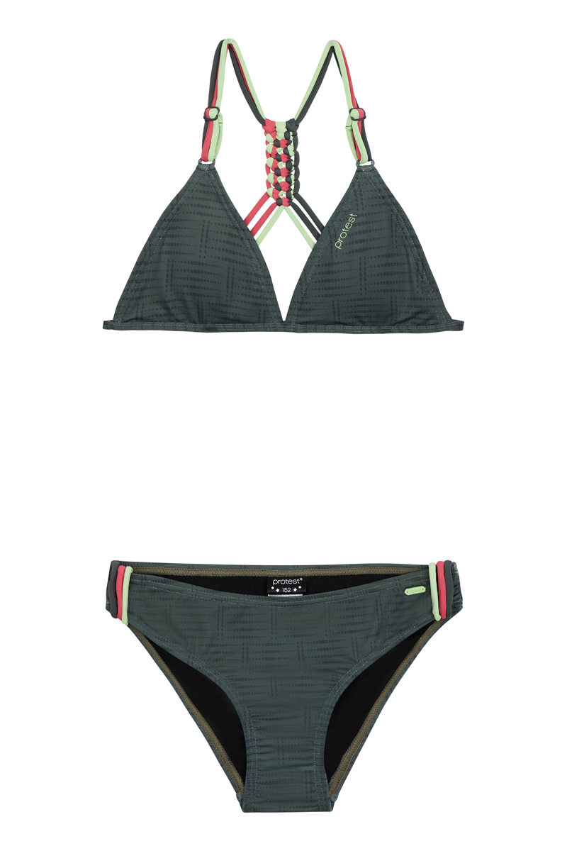 Bad/beach meisjes bikini groen