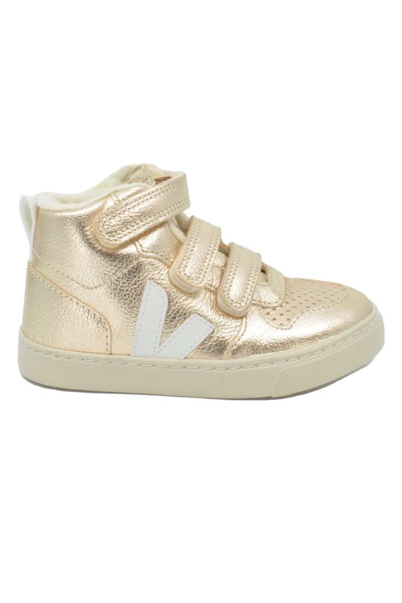 Veja Small V-10 mid winter Goud-1 1