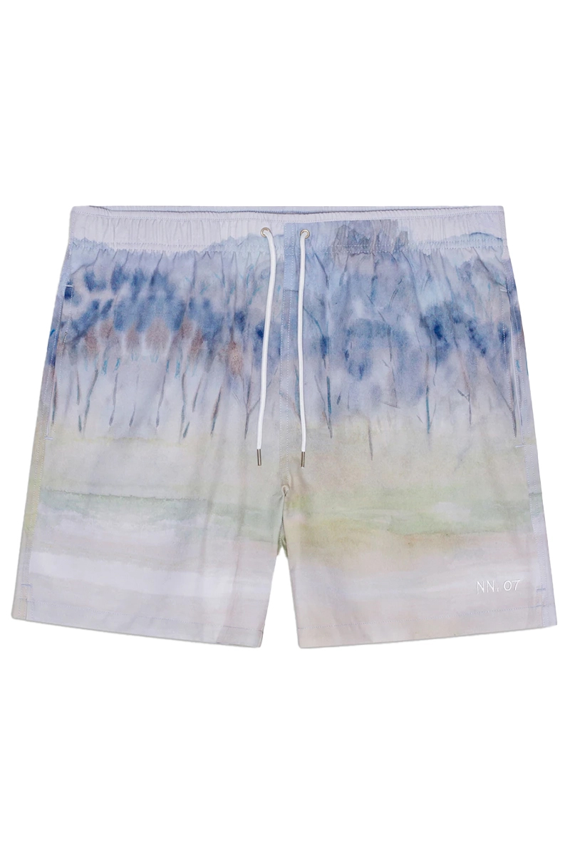 Heren short wit