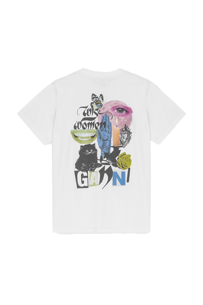 Dames t-shirt korte mouw wit