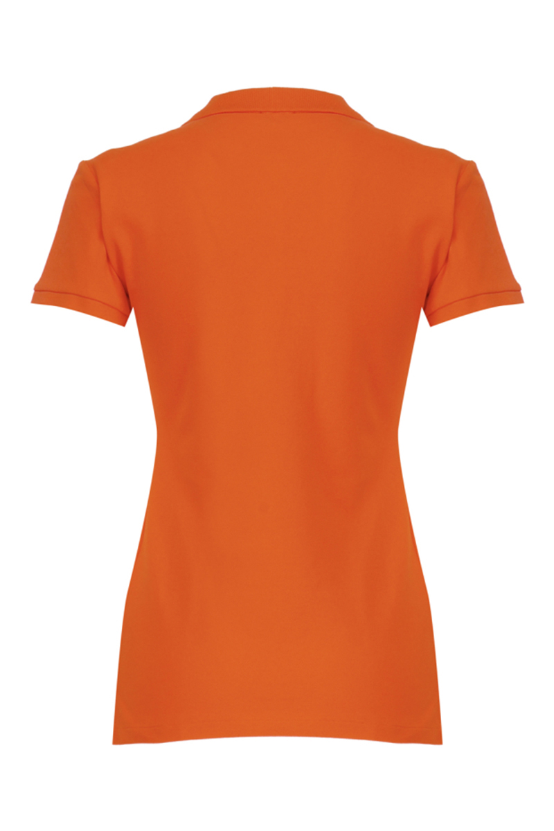 Dames polo oranje