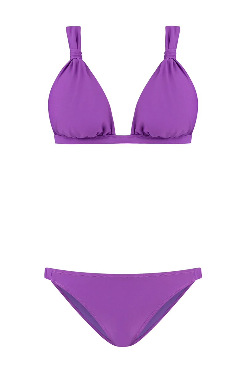 Bad/beach dames bikini paars