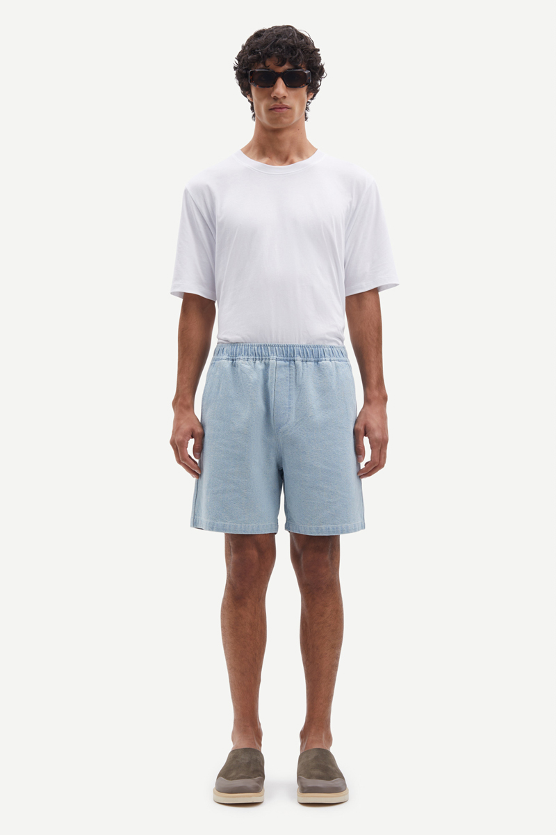 Samsøe Samsøe SAJABARI SHORTS 15240 Blauw-1 2