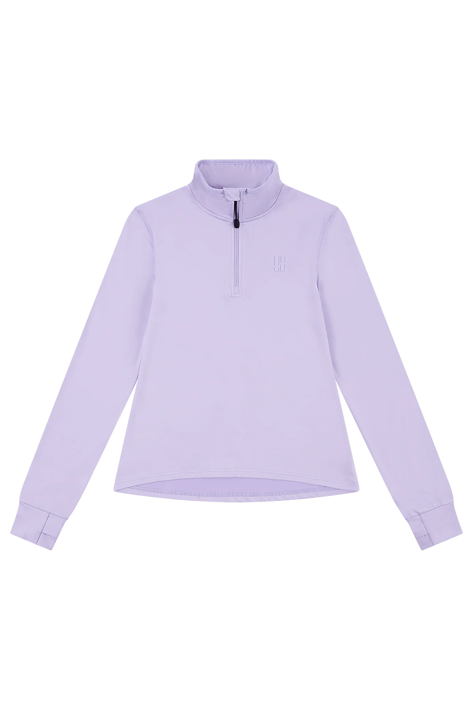 Wintersport dames pully+rits paars