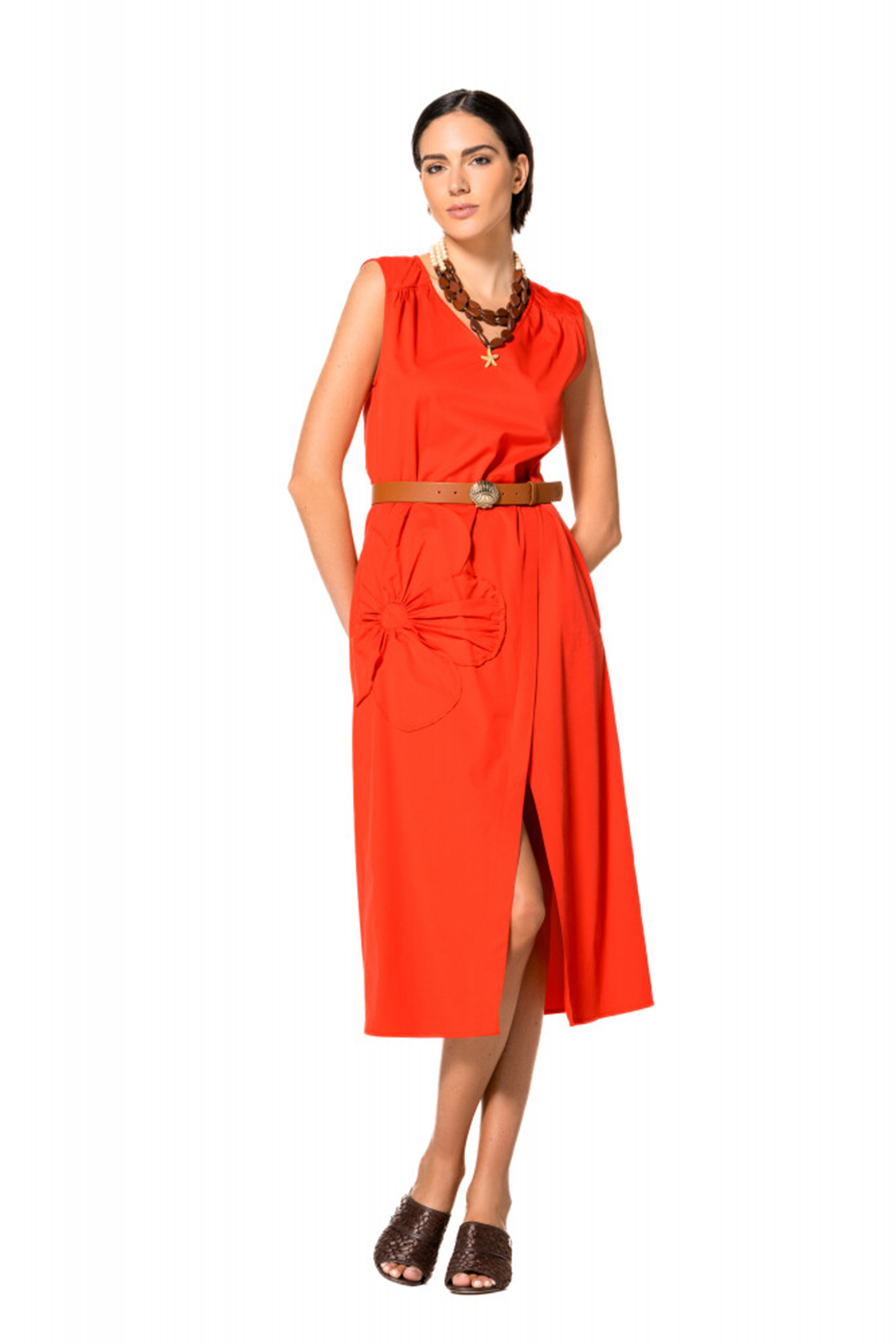 Dames jurk rood