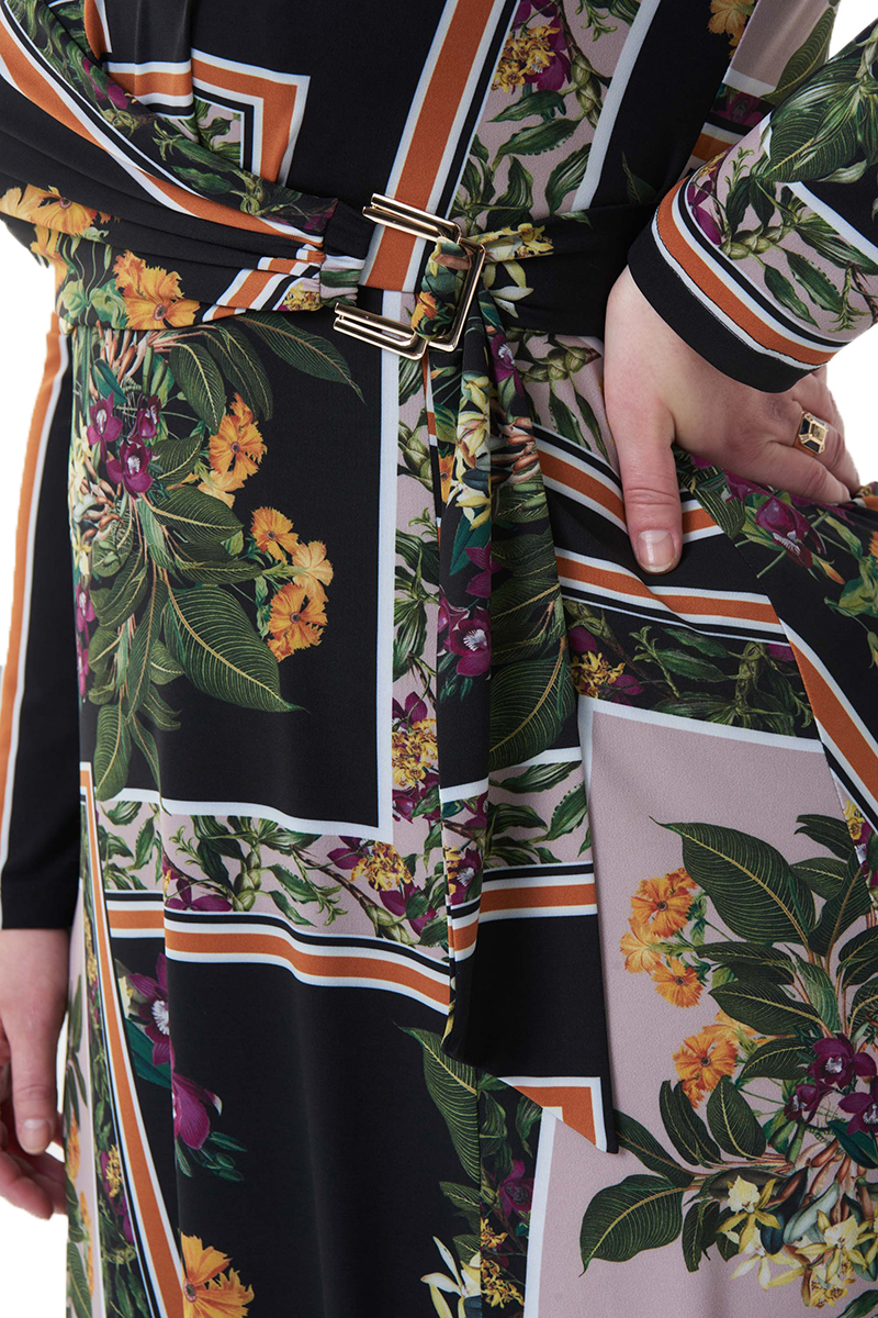 Joseph Ribkoff LDS Dress Zwart-1 4