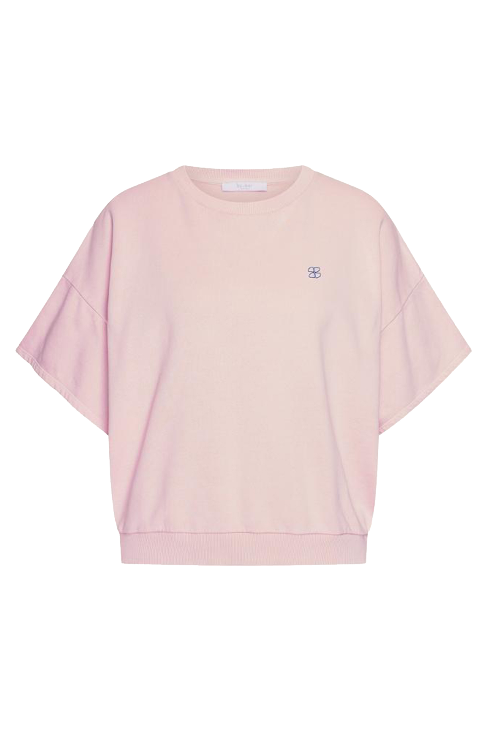 Dames t-shirt korte mouw rose