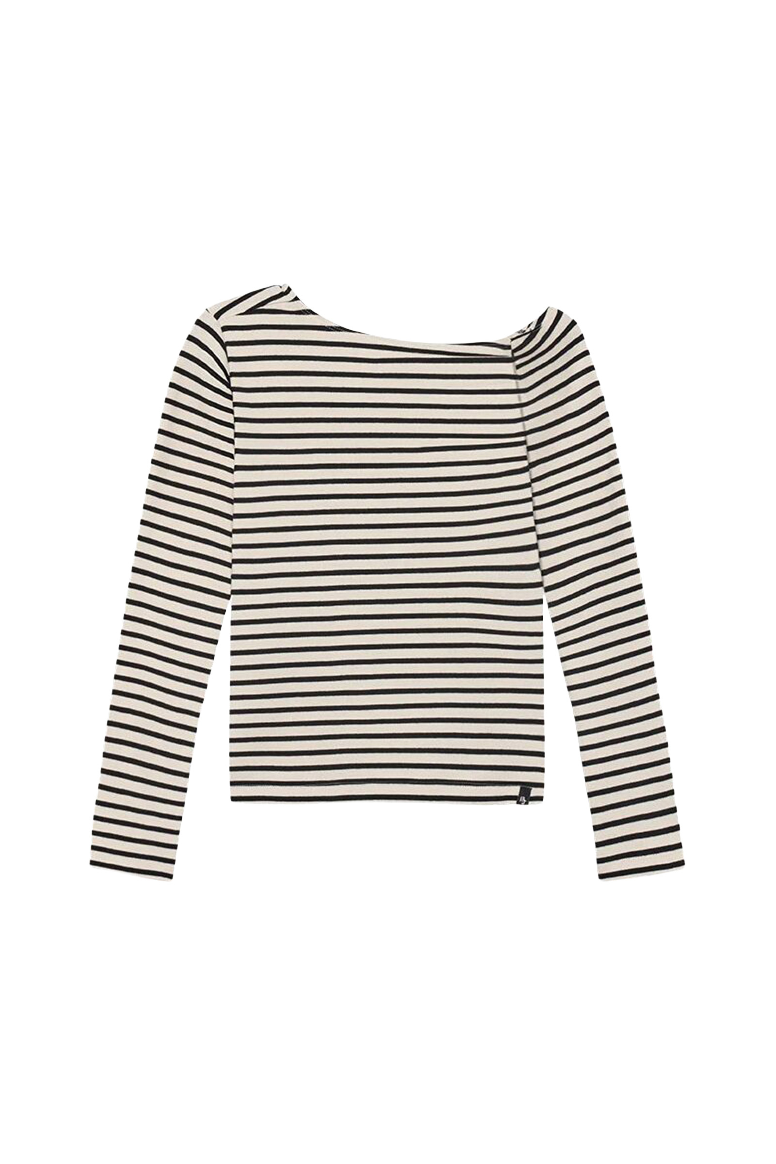 Meisjes t-shirt lange mouw bruin