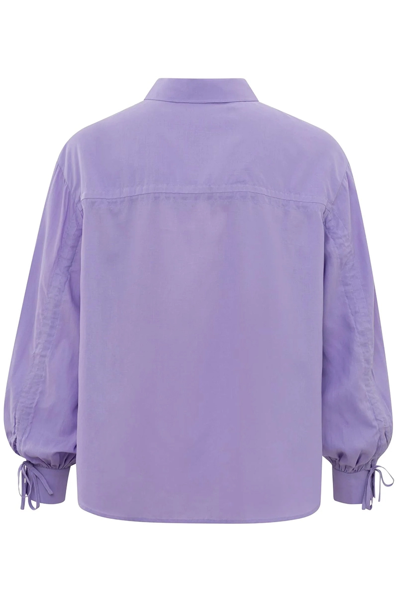 Yaya Oversized blouse w. functional BOUGAINVILLEA PURPLE 2