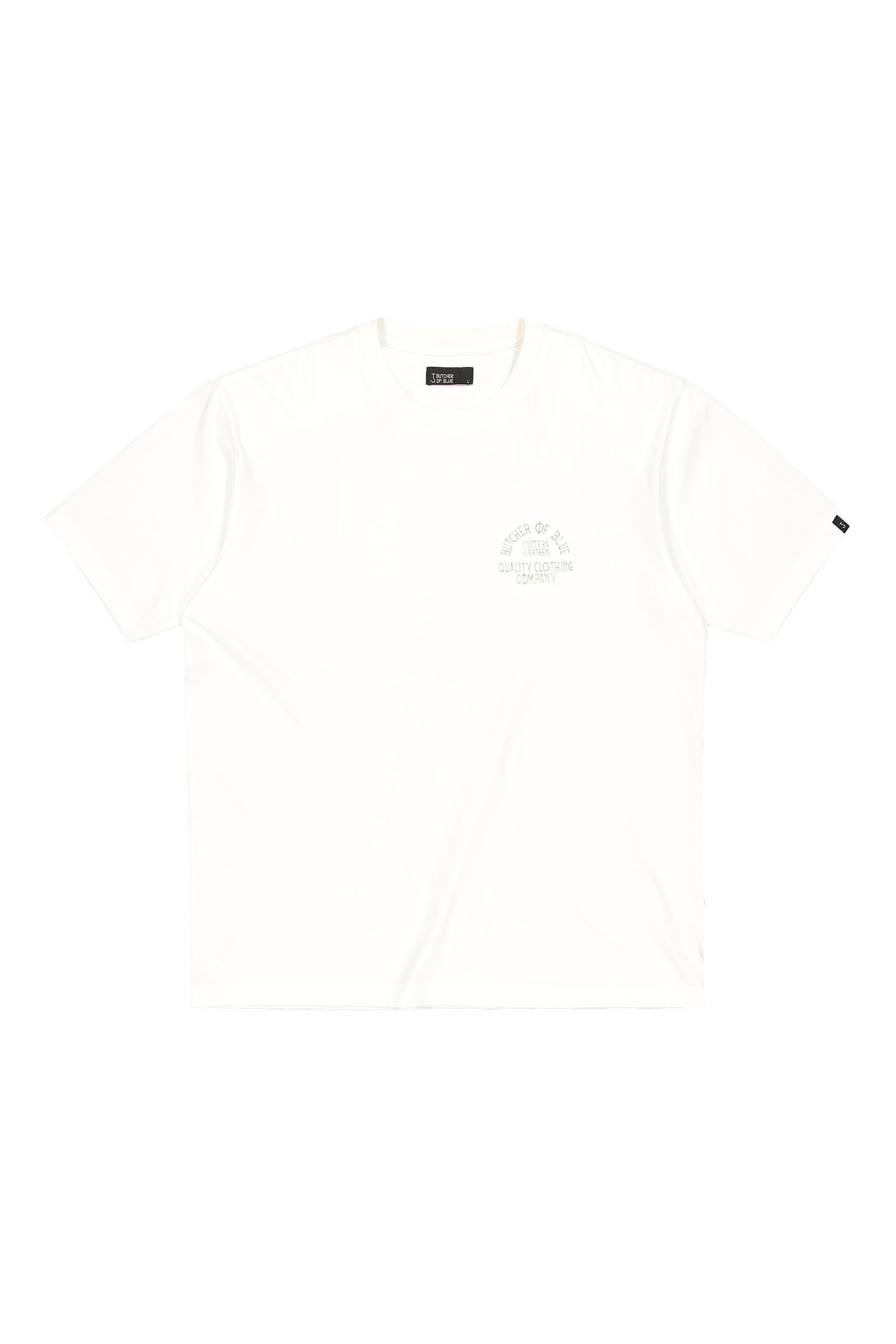 Heren t-shirt kortemouw ecru
