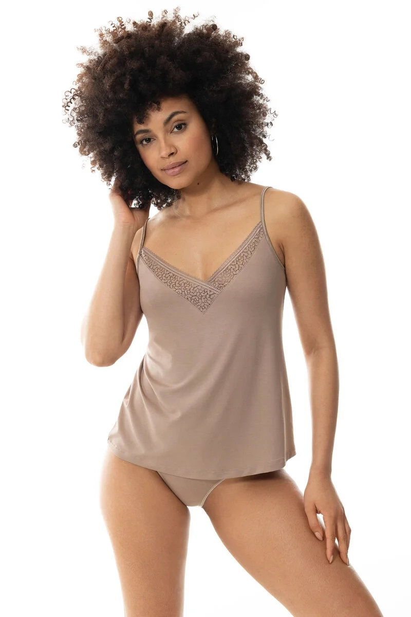 MEY Lingerie dames hemd bruin/beige-1 2