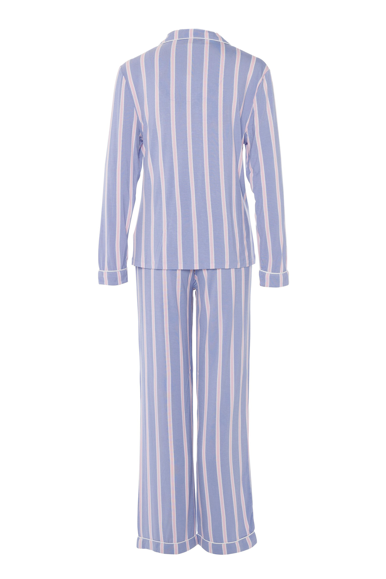 Nachtmode dames pyjama broek paars