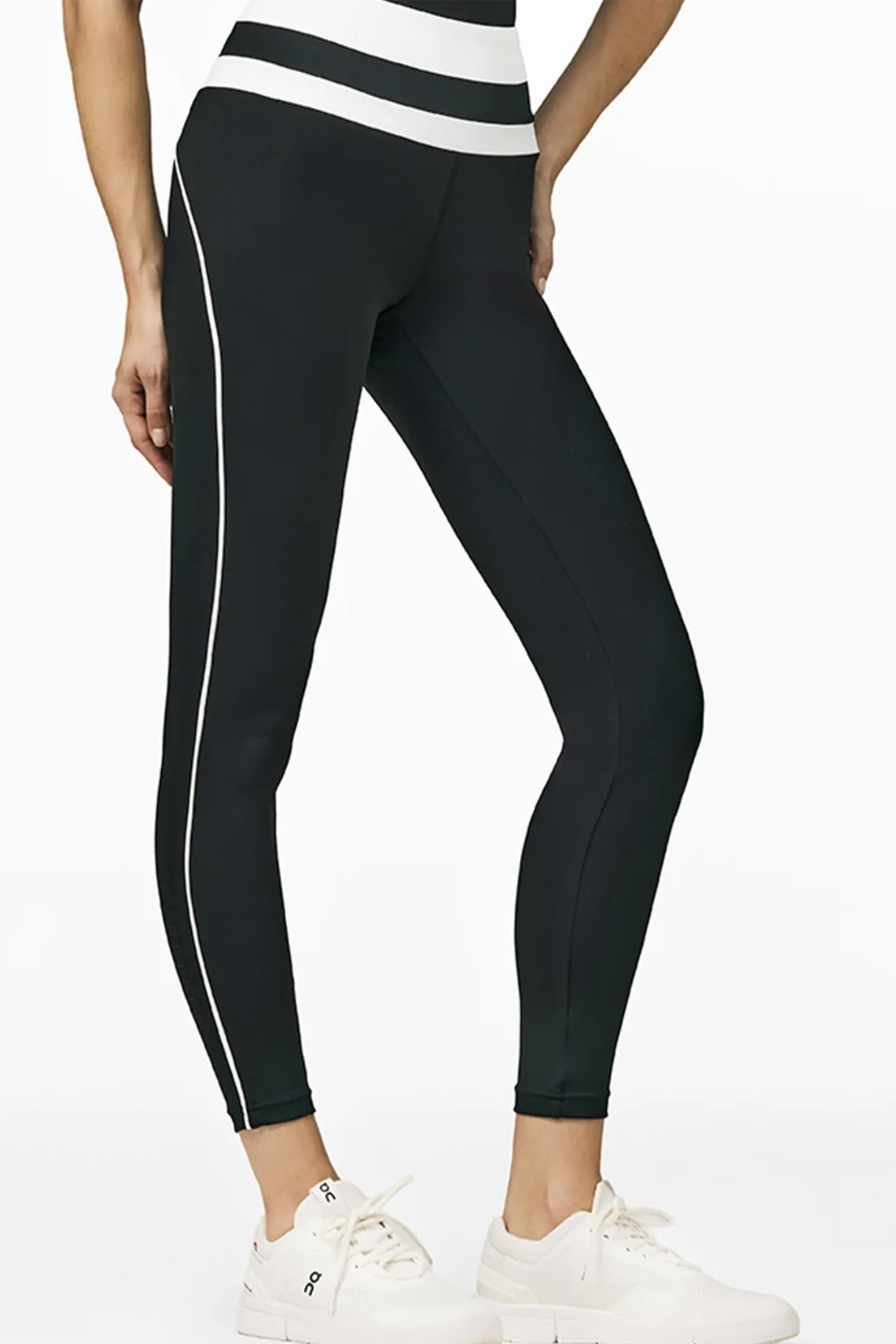 Fitness dames tight lang zwart