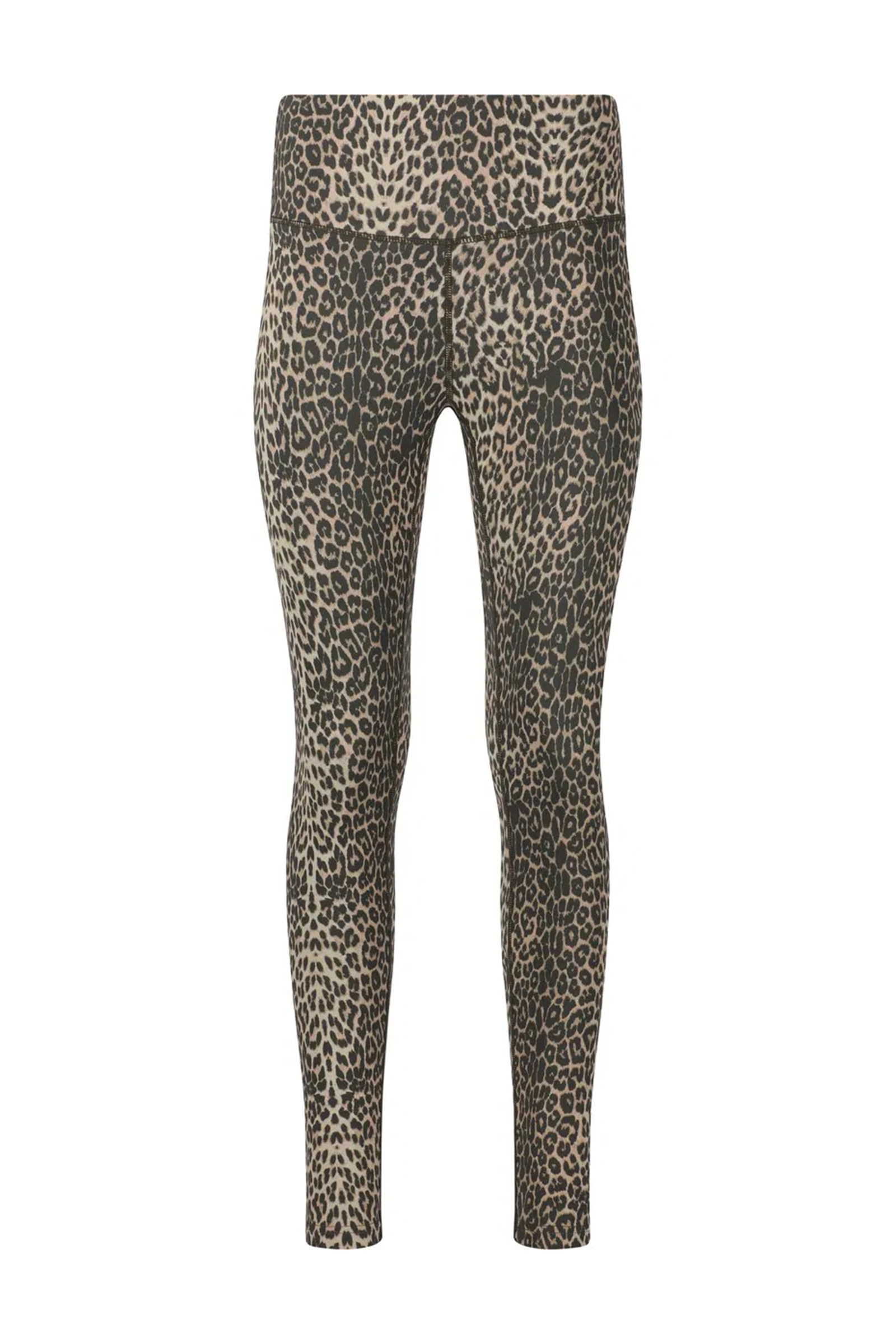 Fitness dames tight lang bruin