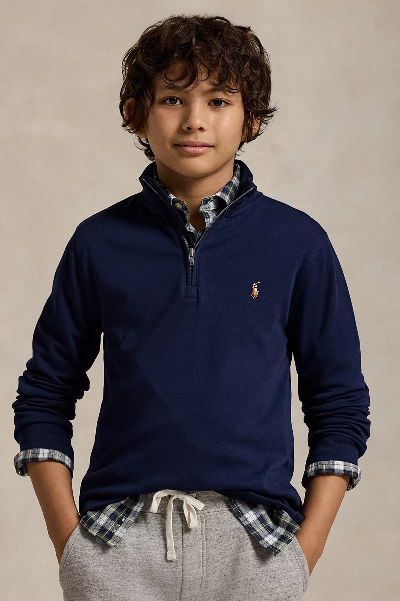 Jongens sweater blauw