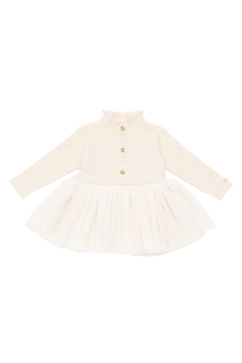 Donsje Amsterdam Louen dress bruin/beige-1 1
