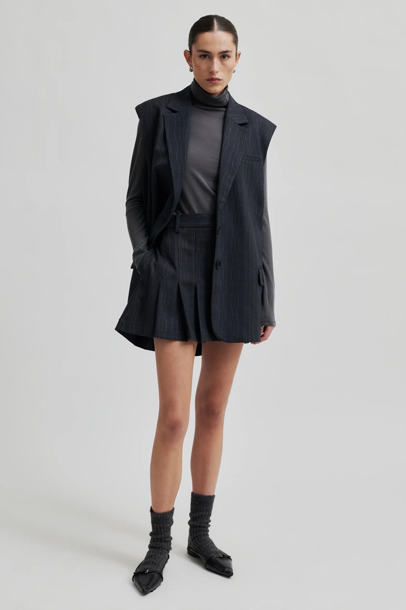Dames rok blauw