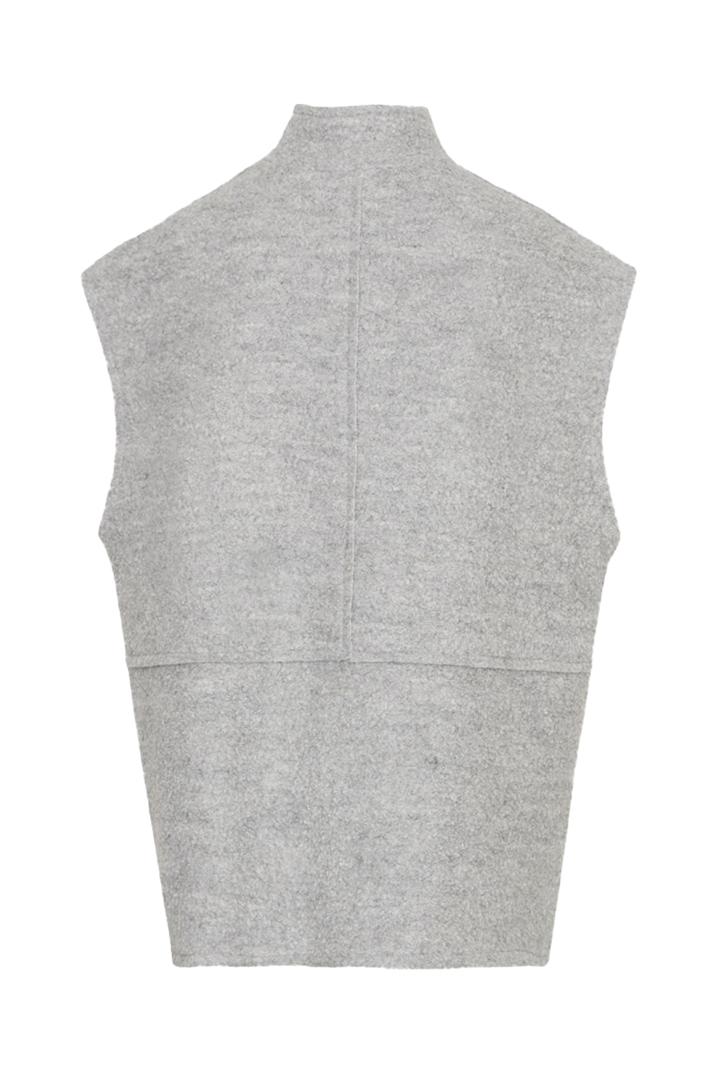 Dames gilet grijs