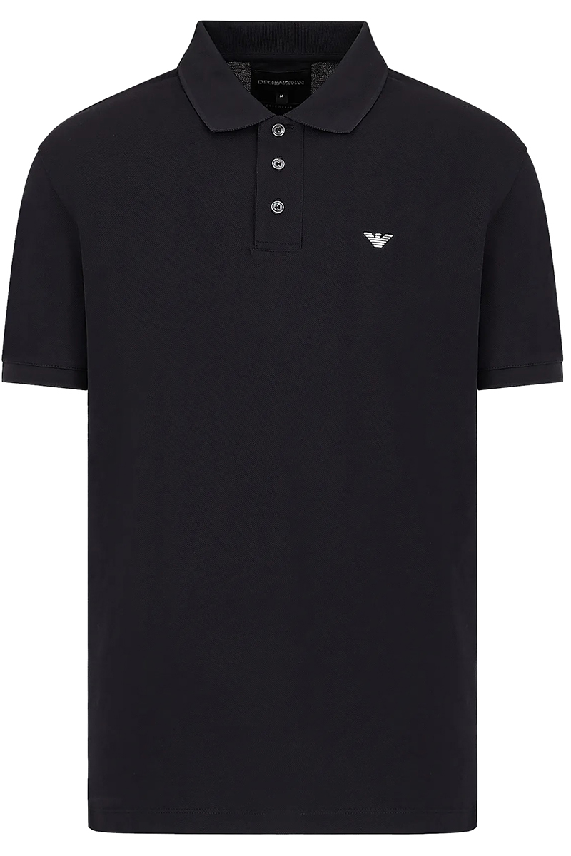 Armani POLO SHIRT Blauw-1 Voorwinden