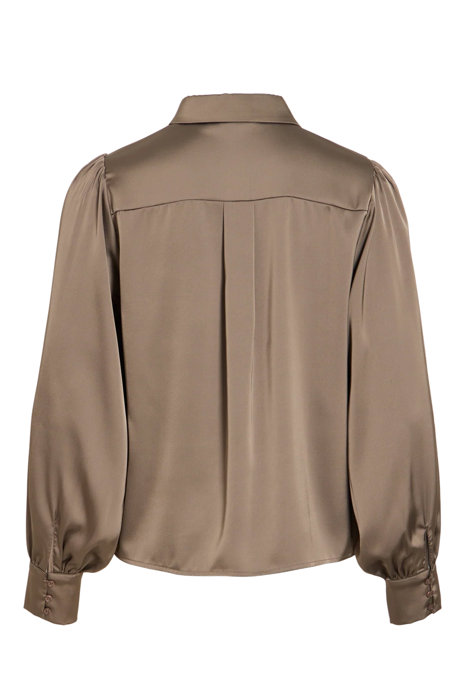 Dames blouse lange mouw grijs