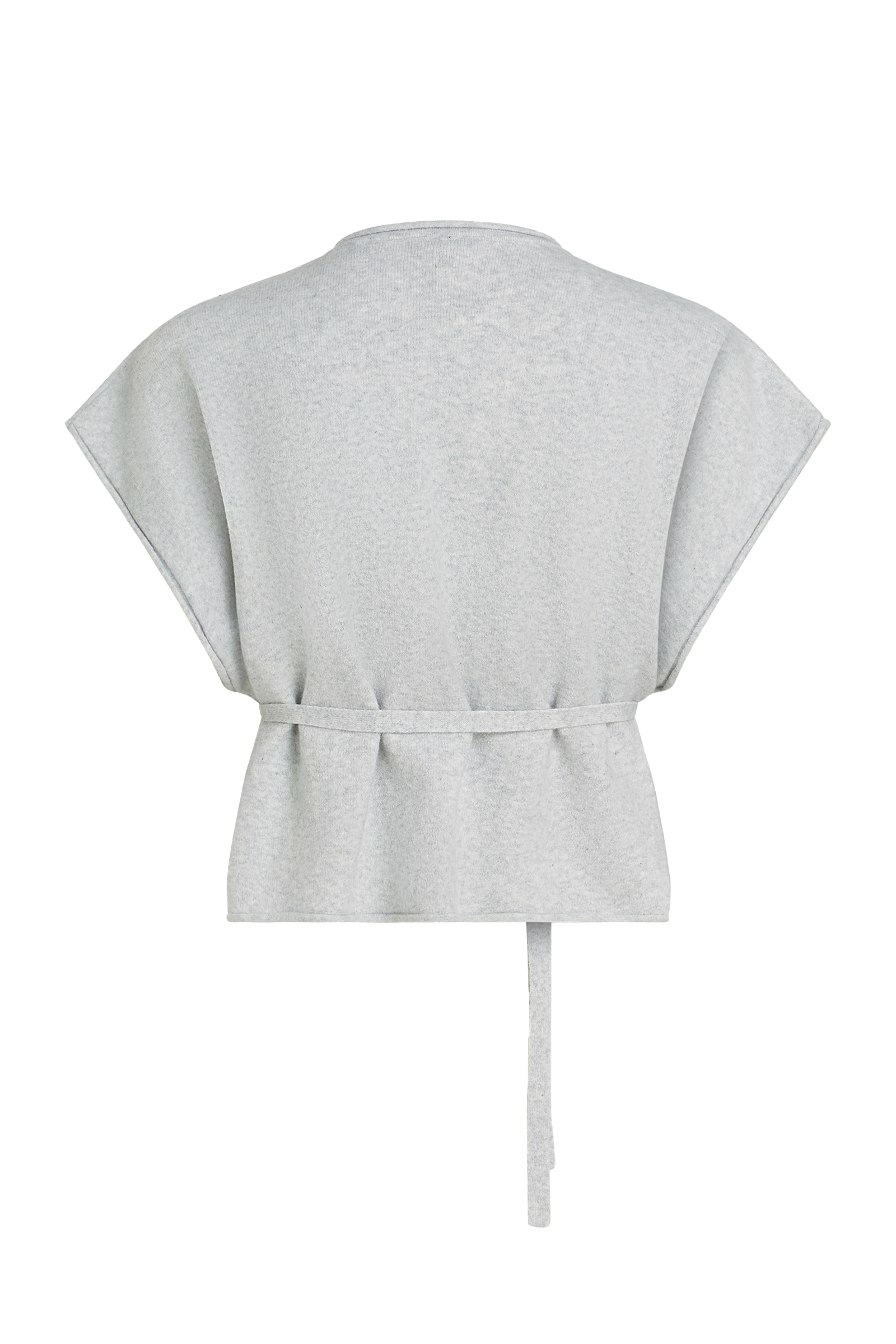 Dames vest grijs