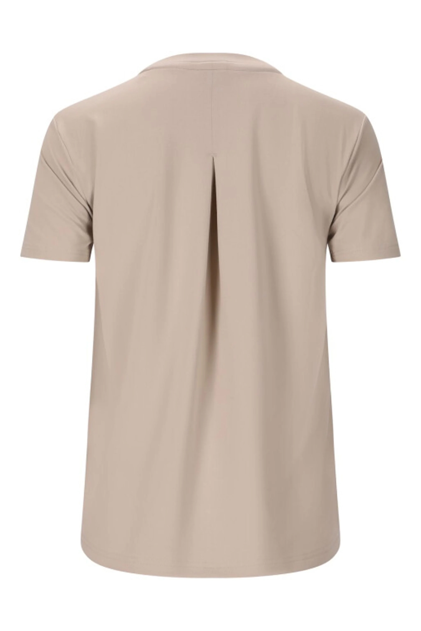 Fitness dames t-shirt km ecru