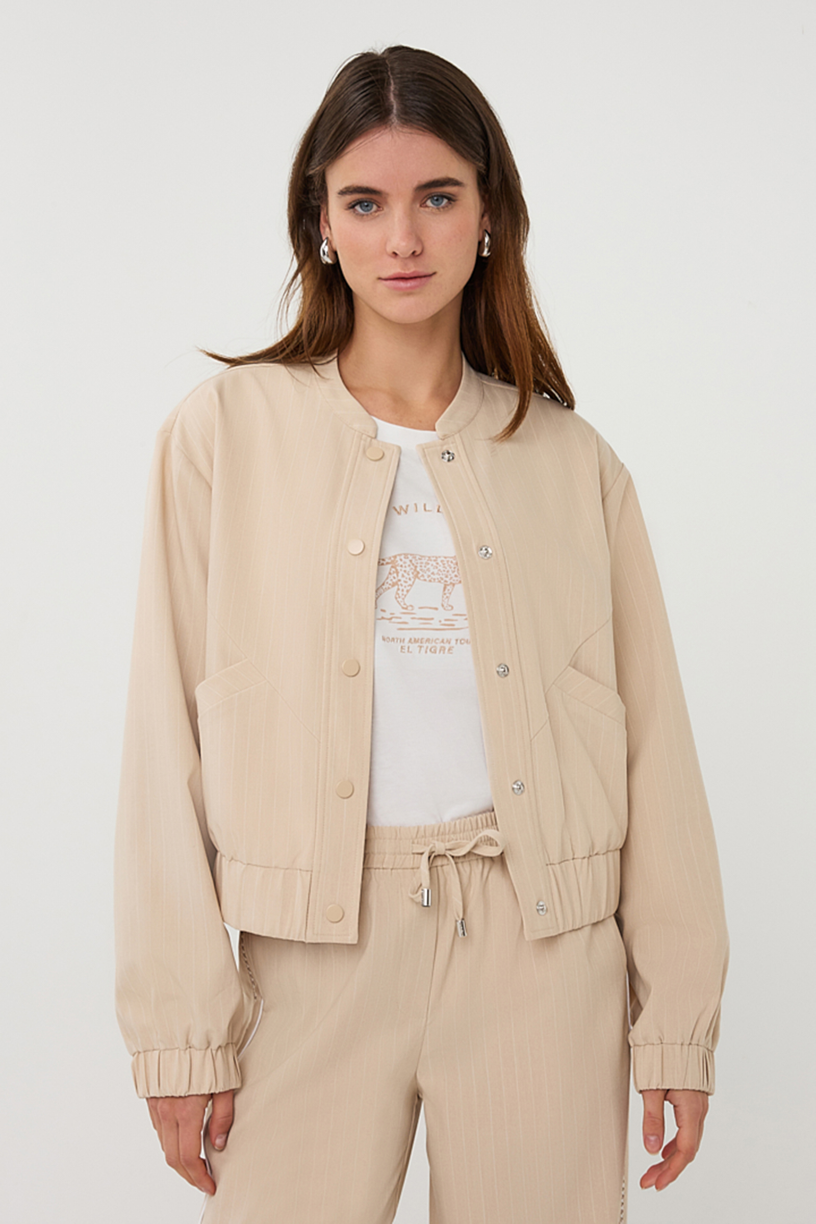 Dames blazer ecru
