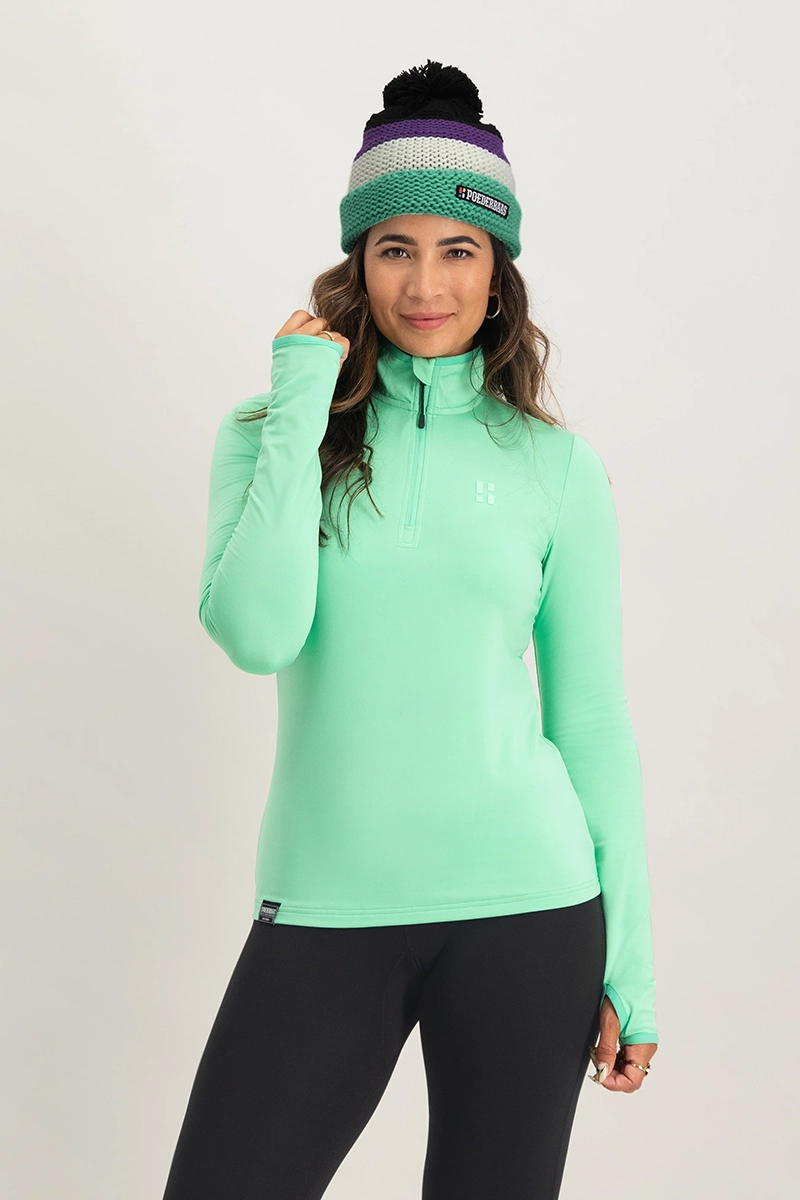 Wintersport muts senior groen