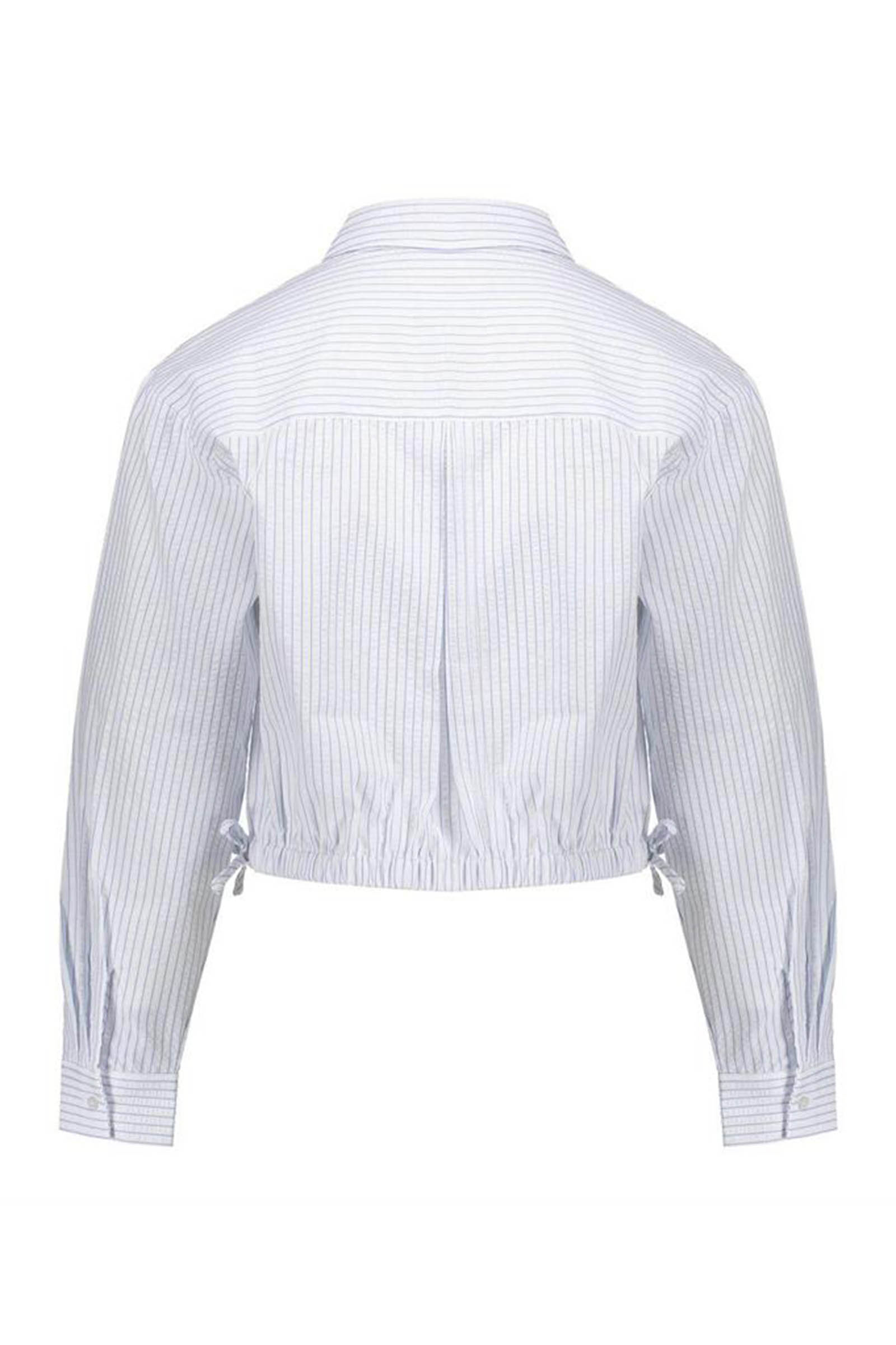 Meisjes blouse lange mouw ecru