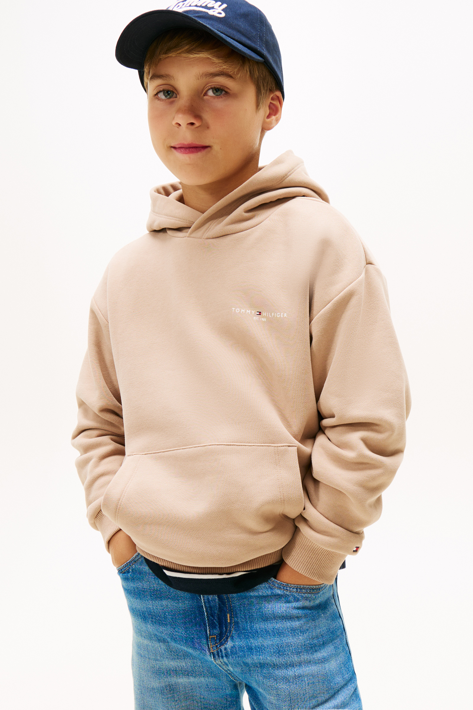 Jongens sweater bruin