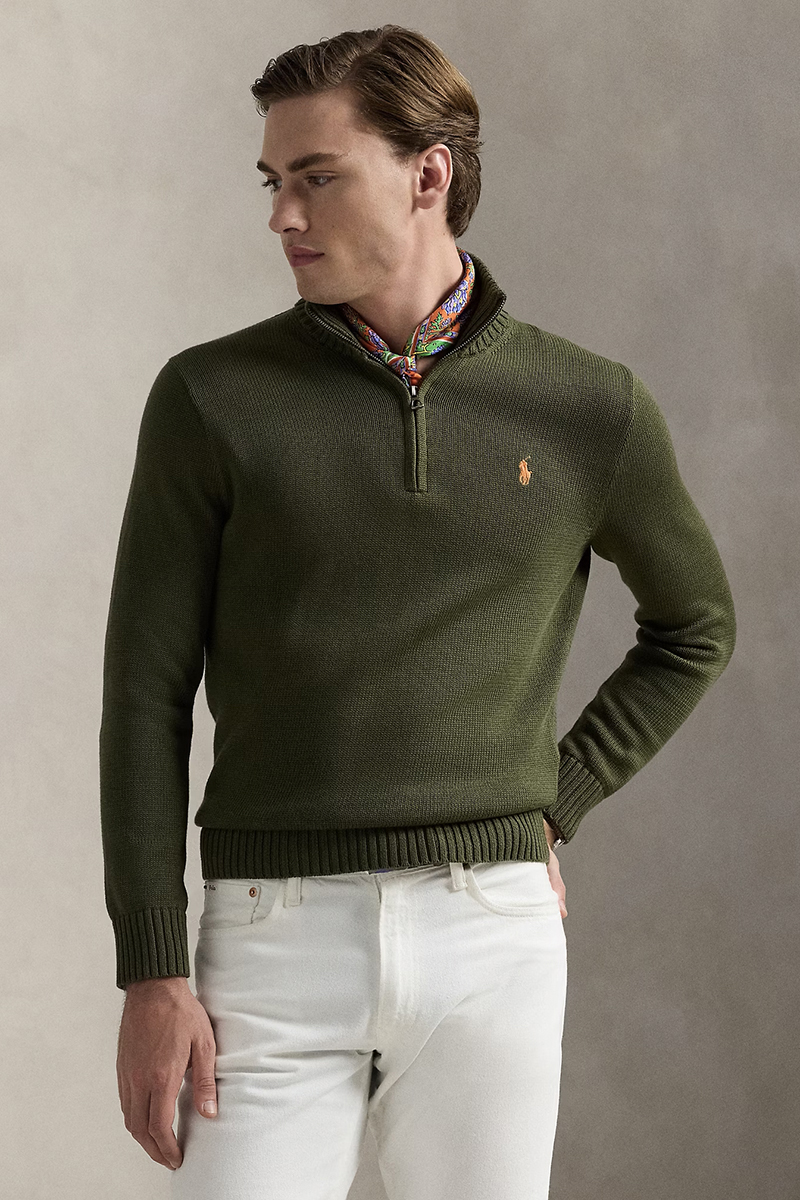 Heren trui groen