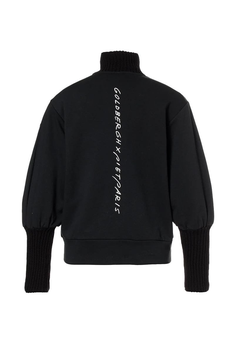 Wintersport dames sweater zwart