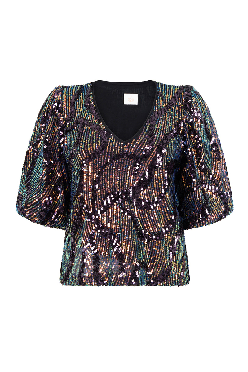 Dames top blauw