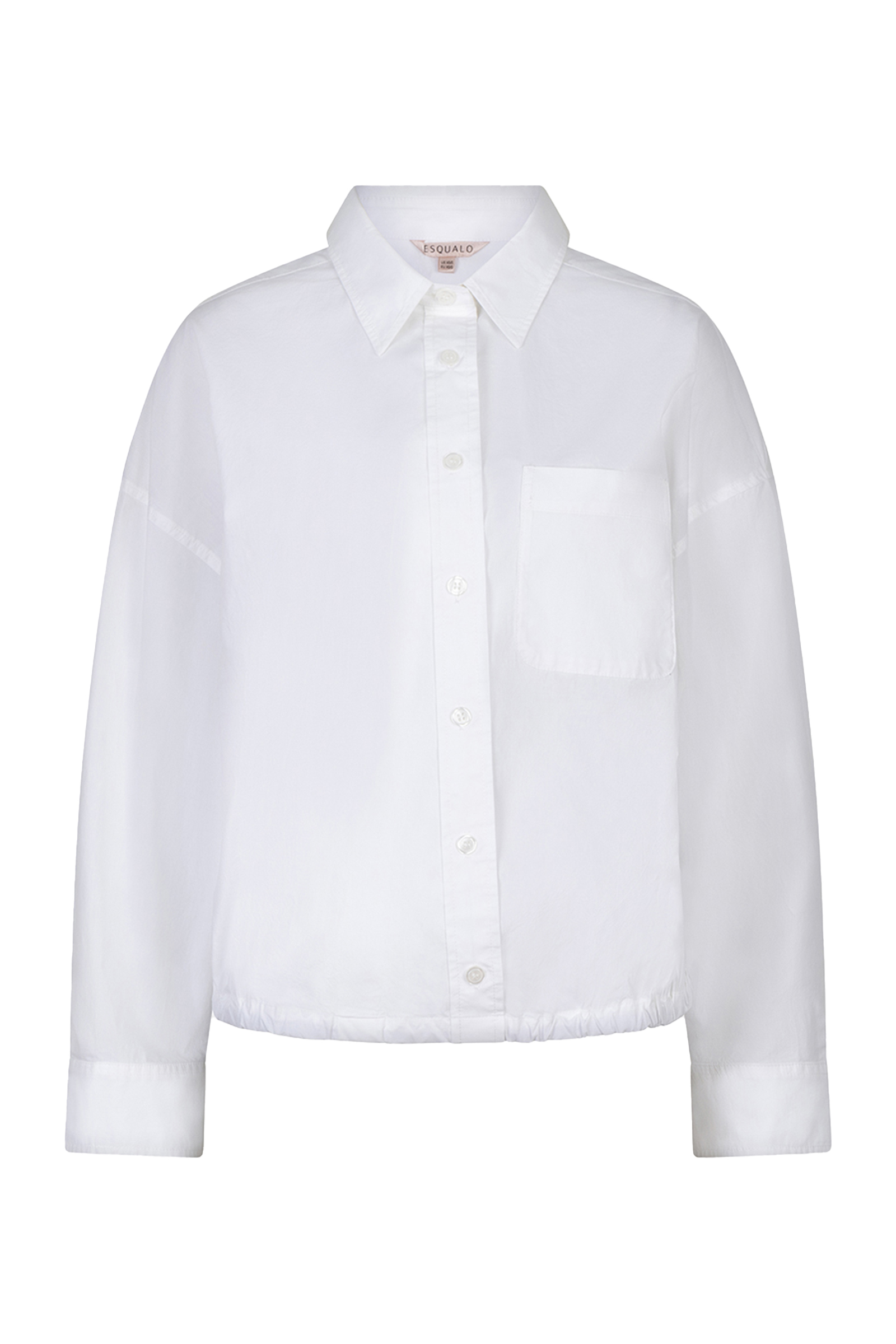 Dames blouse lange mouw wit