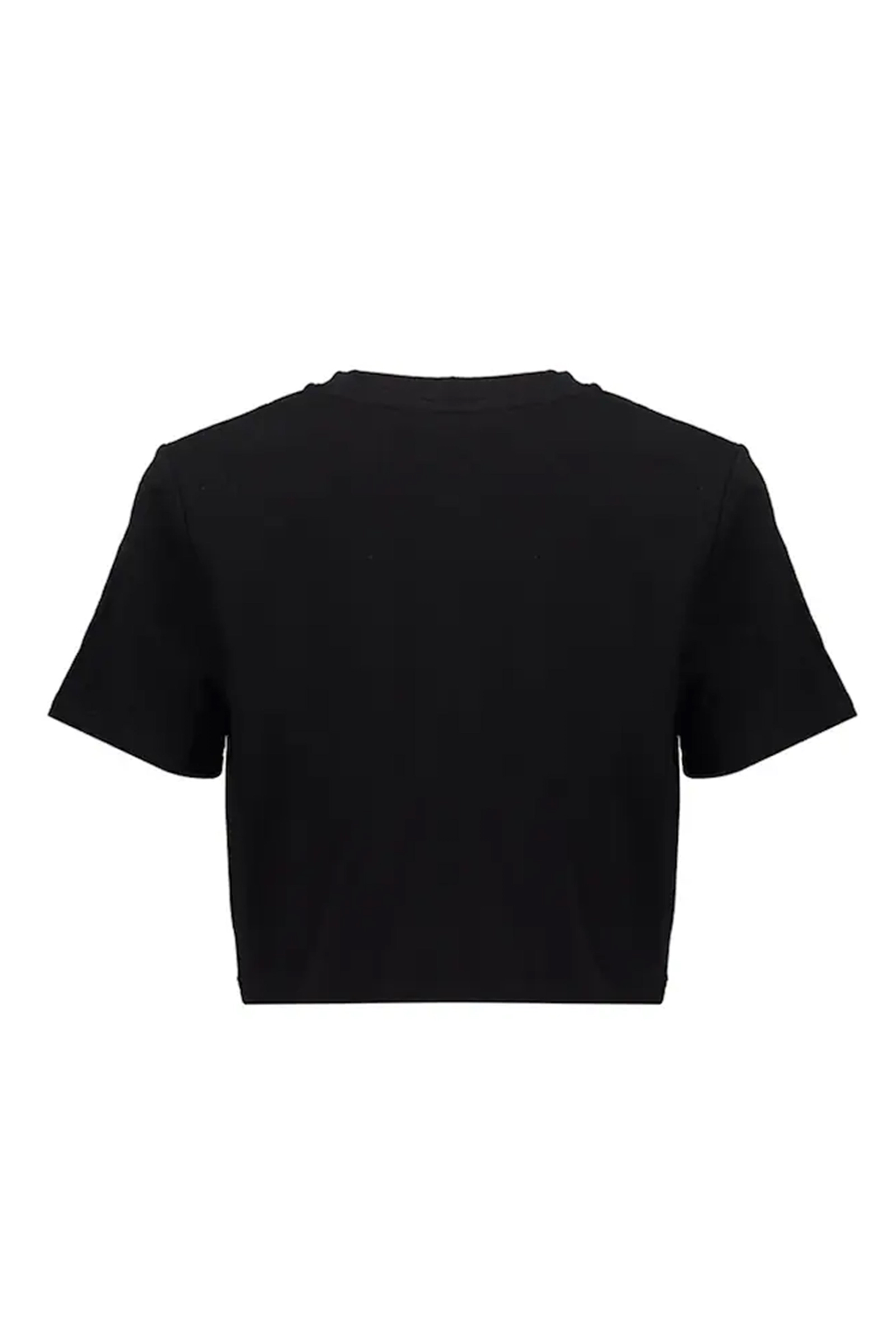 Meisjes t-shirt korte mouw zwart